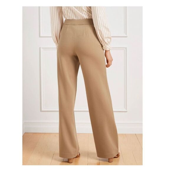 NWT Talbots KNIT WIDE LEG PANTS Size 12 - Picture 2 of 10